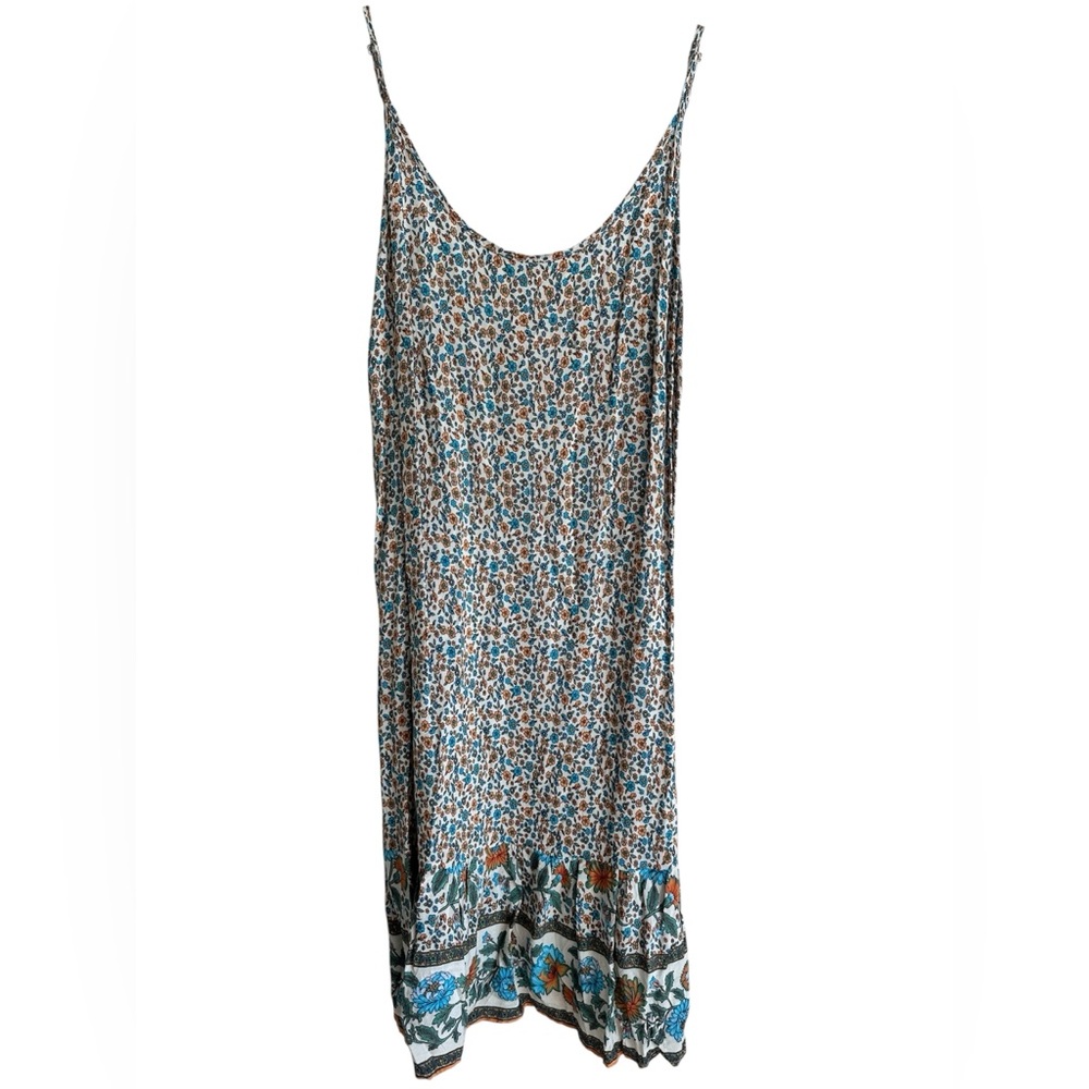 Temofon Floral Boho Sleeveless Dress